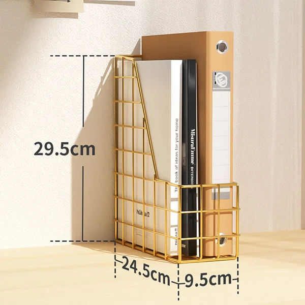 Office Desktop Metal Magazine Rack