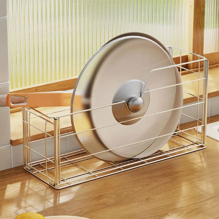 बहुउद्देश्यीय रसोई पॉट और पैन भंडारण रैक